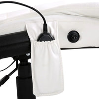 Artiss 8 Point Massage Office Chair Heated Seat Recliner PU White