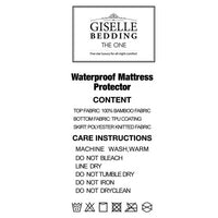 Giselle Bedding Mattress Protector Bamboo King