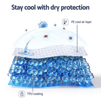 Giselle Cooling Mattress Protector Waterproof Deep Pocket Fitted Cover King Single