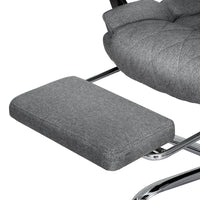 Executive Office Chair Footrest Grey