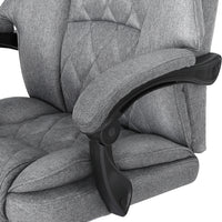 Executive Office Chair Footrest Grey