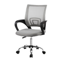 Artiss Mesh Office Chair Mid Back Grey