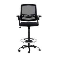 Office Chair Drafting Stool Mesh Chairs Black