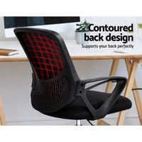 Office Chair Drafting Stool Computer Standing Desk Mesh Chairs Black