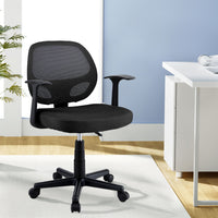 Mesh Office Chair Computer Gaming Desk Chairs Work Study Mid Back Black