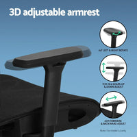 Artiss Ergonomic Office Chair Recline Black