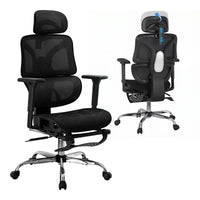 Artiss Ergonomic Office Chair Footrest Black
