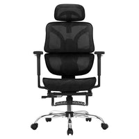 Ergonomic Office Chair Footrest Black