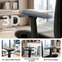 Artiss Ergonomic Office Chair Footrest Grey