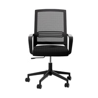 Mesh Office Chair Computer Gaming Desk Chairs Work Study Mid Back Black