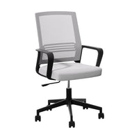 Mesh Office Chair Computer Gaming Desk Chairs Work Study Mid Back Grey