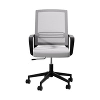 Mesh Office Chair Computer Gaming Desk Chairs Work Study Mid Back Grey