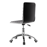 Artiss Office Chair Conference Chairs PU Leather Low Back Black