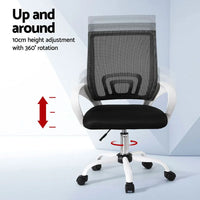 Artiss 2x Office Chair Mesh Computer Gaming Desk Chairs Work Study Mid Back
