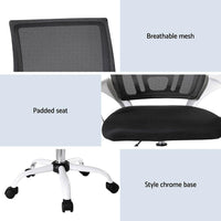 Artiss 2x Office Chair Mesh Computer Gaming Desk Chairs Work Study Mid Back
