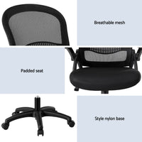 Mesh Office Chair Computer Gaming Desk Chairs Work Study Mid Back