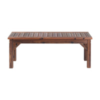 Gardeon Garden Benches Garden Seating Backless Timber Seat 120cm Brown