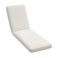 Gardeon Outdoor Chaise Lounge Cushion Lounge Chair Pad Sunbed Mattress Beige