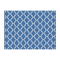 Gardeon Outdoor Rugs 274x366cm Large Carpet Reversible Area Mat PP Dual-Sided Patio Rug Blue