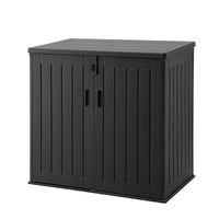 Gardeon Outdoor Storage Box 775L Container Lockable Cabinet Tool Organizer Shed Black
