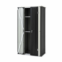 Gardeon Outdoor Storage Cabinet Garden Shed Tool Lockable Cupboard Steel Adjustable Shelves