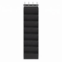 Artiss Over Door Shoe Organiser Storage 8-Tier Pantry Hanger Rack Fabric Black