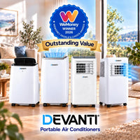 Devanti Portable Air Conditioner Dehumidifier Fan 14000BTU