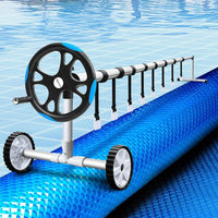 Aquabuddy Pool Cover 500 Micron 10x4m Swimming Pool Solar Blanket 5.5m Roller Blue