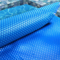 Aqua Buddy Pool Cover 8x4.2m 400 Micron Swimming Pool Solar Blanket Blue
