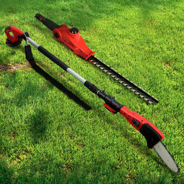 Giantz Chainsaw Trimmer Cordless Pole Chain Saw 20V 8inch Battery 2.7m Reach