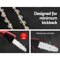 Giantz Chainsaw Trimmer Cordless Pole Chain Saw 20V 8inch Battery 2.7m Reach