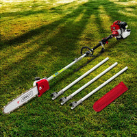 Giantz Pole Chainsaw 2 Stroke Petrol Tree Pruner Long Reach Saw 12 Inch Bar