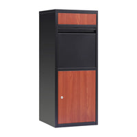 Garden Parcel Letterbox Drop Box Package Black