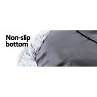 Pet Bed Dog Cat 110cm Calming Extra Large Soft Plush Charcoal