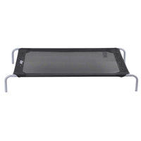 i.Pet Pet Dog Bed Elevated Trampoline Durable Raised Heavy Duty Large Dogs 90x137cm Black