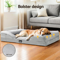 Pet Bed Dog Calming Soft Cushion Egg Crate Large Sofa Removable Washable