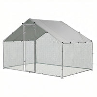 i.Pet Chicken Coop Rabbit Hutch Outdoor Run Walk in Hen Cage Ferret House 3x2x2m