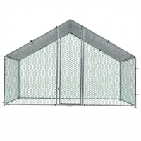 i.Pet Chicken Coop Rabbit Hutch Outdoor Run Walk in Hen Cage Ferret House 3x2x2m