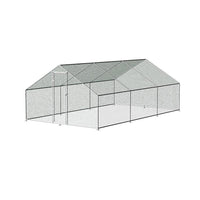 i.Pet Chicken Coop Cage 3x6x2m Galvanised Steel