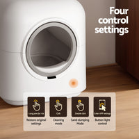 Automatic Cat Litter Box Smart Self-Cleaning Large Cat Litter Box Kitty Toilet App Control