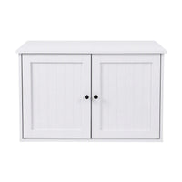 i.Pet 80x53cm Cat Litter Box Enclosure Hidden Litter Tray Cabinet Furniture White