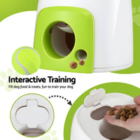 i.Pet 2-in-1 Interactive Dog Treat Dispenser Toy with 2 Balls Green