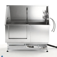 i.Pet Electric Pet Bath Tub Dog Grooming Stainless Steel Wash Station 127cm