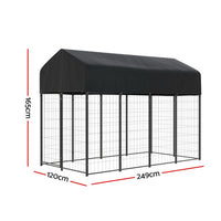 Dog Kennel Extra Large House Outdoor Playpen Pet Puppy Metal Backyard