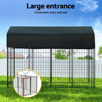 Dog Kennel Extra Large House Outdoor Playpen Pet Puppy Metal Backyard