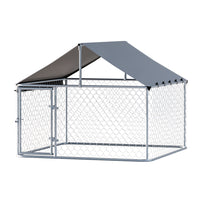 Dog Kennel Large House XL Pet Run Cage Puppy Outdoor Enclosure With Roof