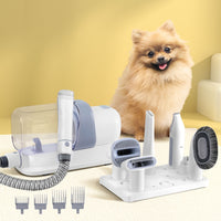 Pet Grooming Kit Vacuum Dog Cat Hair Dryer Remover Clipper Brushes Cleaning