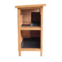 i.Pet Rabbit Hutch Chicken Coop 91.5cm x 45cm x 82cm Chicken Coop Large Wooden House Run Cage