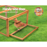 Chicken Coop Rabbit Hutch 180cm Extra Large Wooden Chicken House Run XL Hen Cage