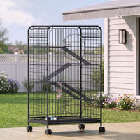 i.Pet Rabbit Cage Indoor Hutch Guinea Pig Bird Ferret Cat Hamster 110cm 4 Level